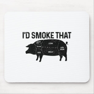 Chef Butcher Bbq.. jag skulle röka den där Gris Gr Musmatta