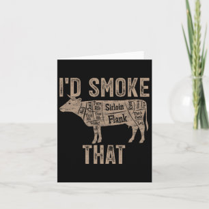 Chef Butcher Cook Bbq... jag skulle röka den där k Kort