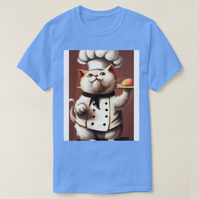 Chef Cat T Shirt (Design framsida)