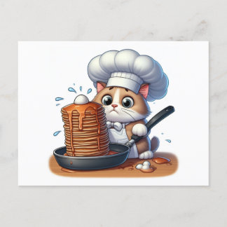 Chef cat vykort