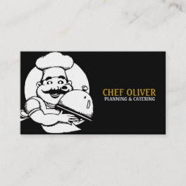 Chef Catering Food Party Planner Restaurant, Visitkort