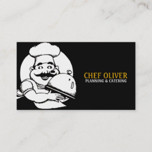 Chef Catering Food Party Planner Restaurant, Visitkort