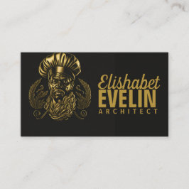 Chef Catering Guld Modern Black Blink 432 Visitkort