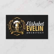 Chef Catering Guld Modern Black capung657