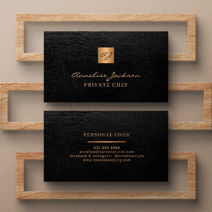 Chef catering-restaurangen professionell guld svar visitkort
