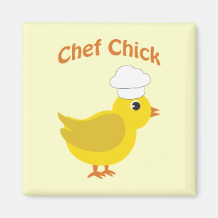 Chef-Chick Magnet