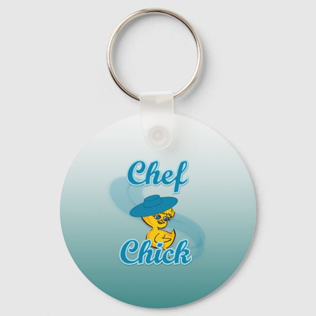 Chef-Chick nr 3 Nyckelring (Framsida)