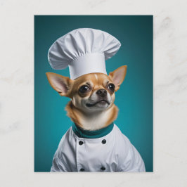 Chef Chihuahua Helg Vykort
