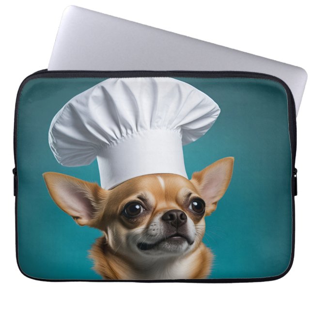 Chef Chihuahua Laptop Fodral (Framsidan)