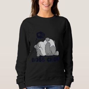 Chef Chonk Lazy Spipande Tjock Kattutformning T Shirt