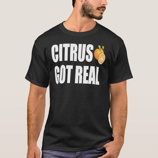 Chef - Citrus Har Real Shirt Bad Food Pun Coola Ch T (Framsida)