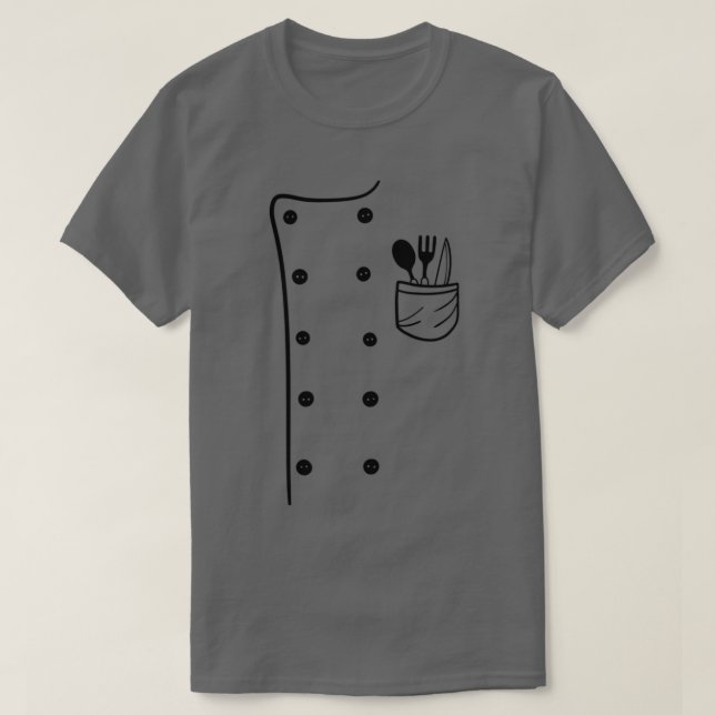 Chef cock unicostume halloween t shirt (Design framsida)