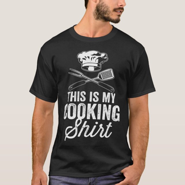Chef Cook Cooking T Shirt (Framsida)
