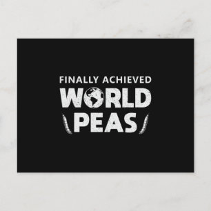 Chef Cook Cooking World Peas Gift Vykort