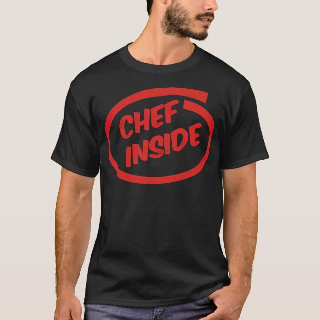 CHEF COOK Lustigt NYA bakkockar T Shirt (Framsida)