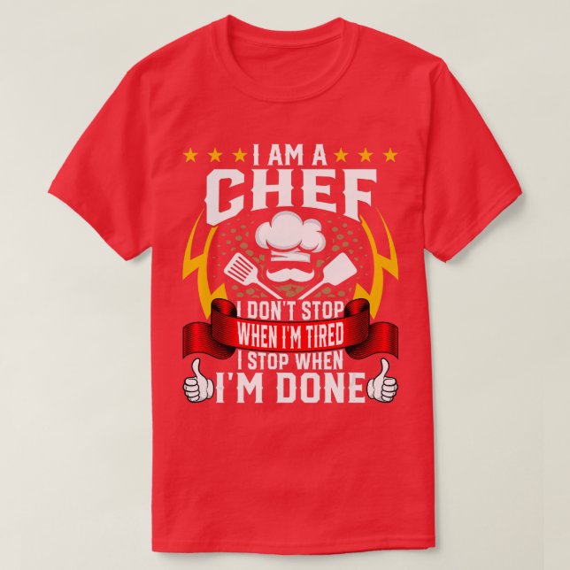Chef Cook Sous Chef Culinary Chef Cuisin T Shirt (Design framsida)