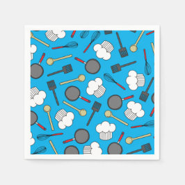 Chef Cooking Barns födelsedag Party Pappersservett