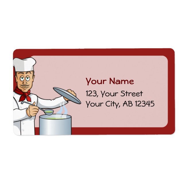 Chef Cooking Fraktsedel (Framsidan)