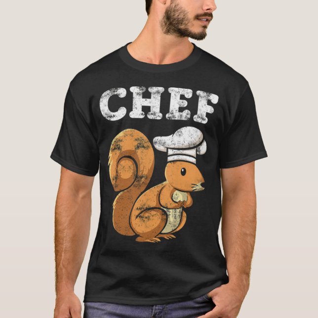 Chef Cooking Funny Culinary Kitchen space theme  8 T Shirt (Framsida)