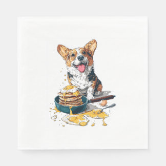 Chef Corgi - Funny Cooking Hund Pappersservett