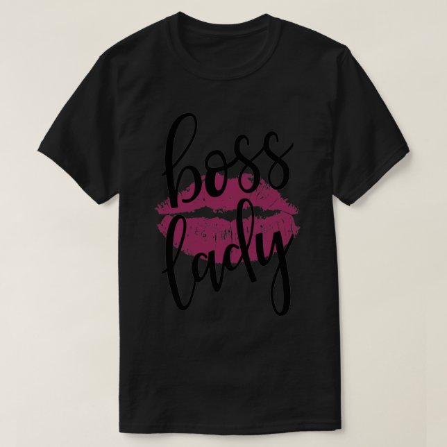 Chef Dam arbetande kvinna Kissing Läppar Pullover T Shirt (Design framsida)