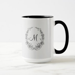 Chef Dam Black Grått Monogram Ringer 15oz Mugg