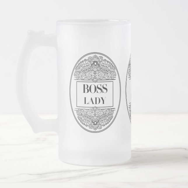 Chef Dam - Elegantens egenmakt Frostat Ölglas (Vänster)