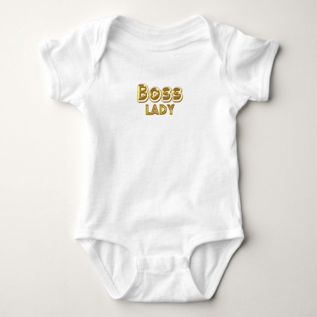 Chef Dam, fetstilt Guld T Shirt (Framsida)