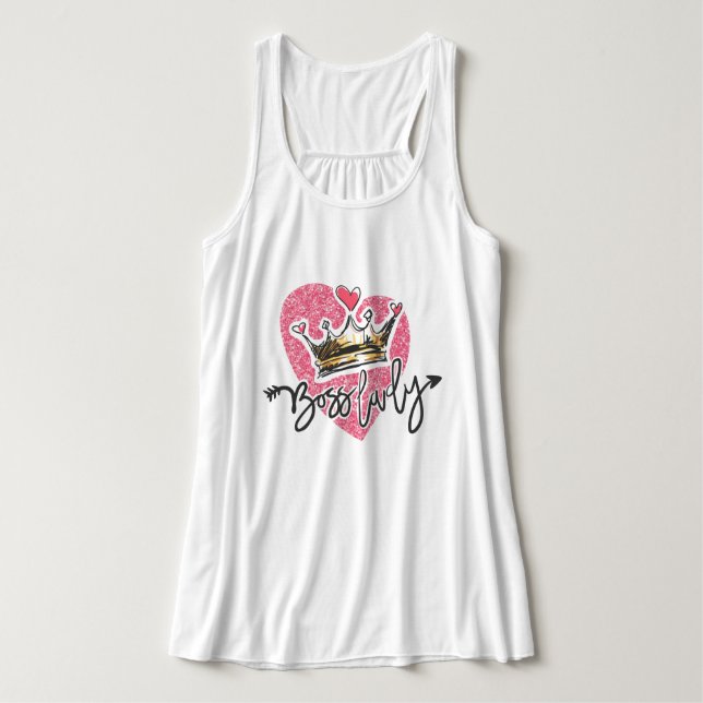 Chef Dam Linne Med Racerback (Design framsida)