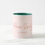 Chef Dam Retro Anpassad namn Kaffemugg<br><div class="desc">Chef Dam Retro Customized namn Coffee Mugg</div>