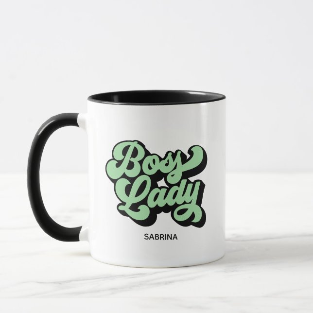 Chef Dam Retro Neo Mint Mugg (Vänster)