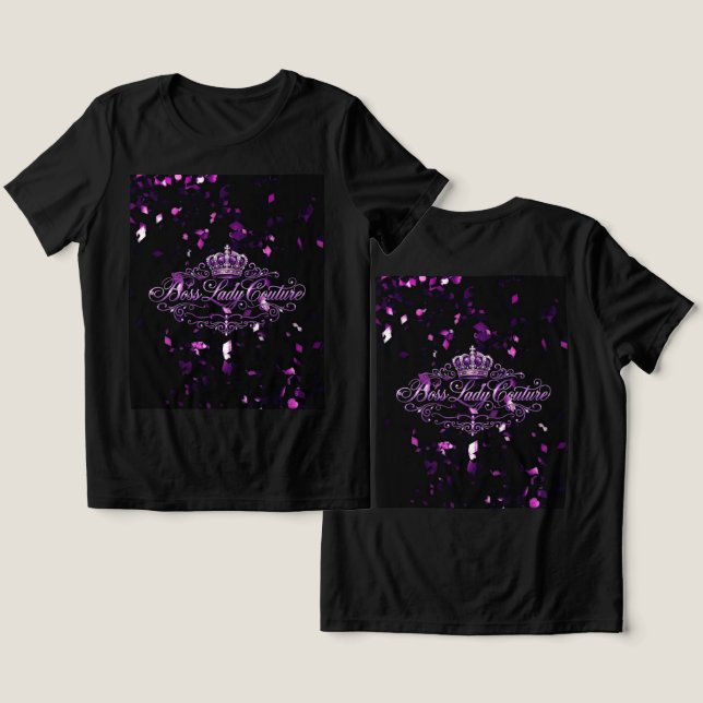 Chef-dam- T-Shirt Tri-Blend Tröja (Design fram och bak)