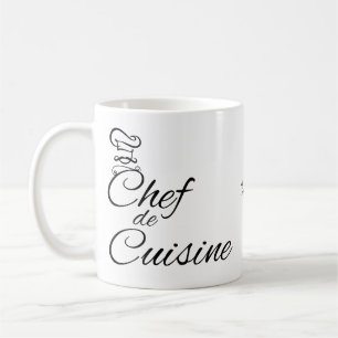 Chef de Cuisine Anpassade Namn Kaffemugg