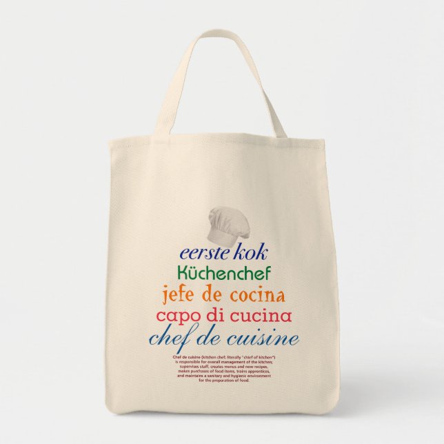 chef de cuisine tygkasse (Framsidan)