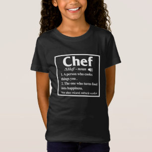 Chef Definition Cook Cooking Kitchen Food Maker T Shirt