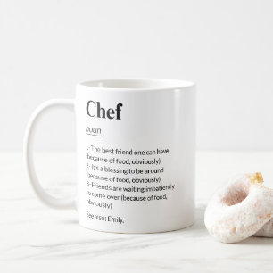 Chef Definition Funny Cooking Specialist Kaffemugg