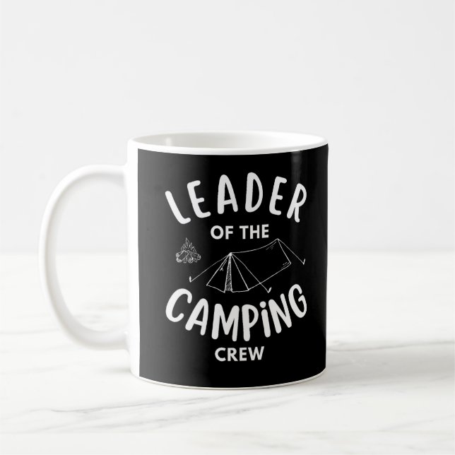 Chef der Camping Crew lustig Kaffemugg (Vänster)