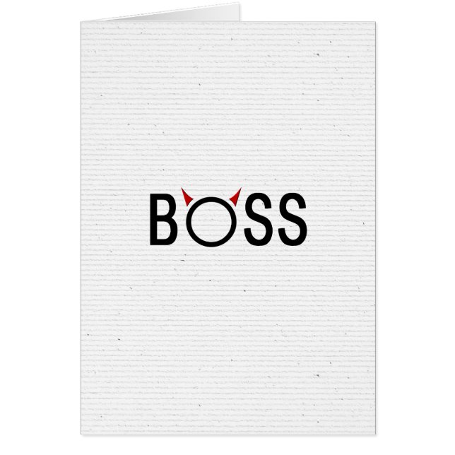 Chef Djävulen Horns Hälsningskort (Framsidan)