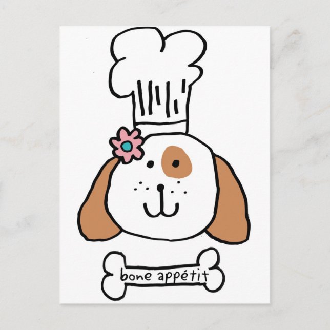 Chef Doggie Vykort (Framsida)