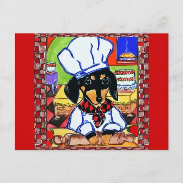 Chef Doxie Vykort (Framsida)
