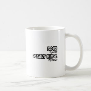 Chef efter dag... död Ninja efter natt Kaffemugg