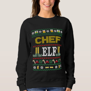 Chef Elf jul T Shirt