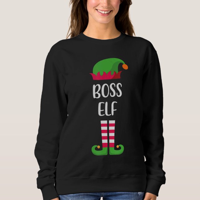 Chef Elf-julfamiljen Matching Group Julafton T Shirt (Framsida)