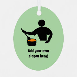 Chef eller Cook, vi kärlek din matlagningskompeten Julgransdekoration