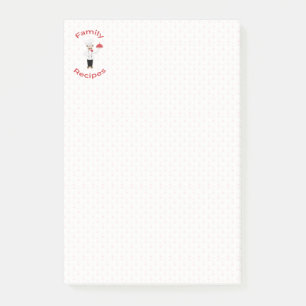 Chef-familjrecept Post-it Block