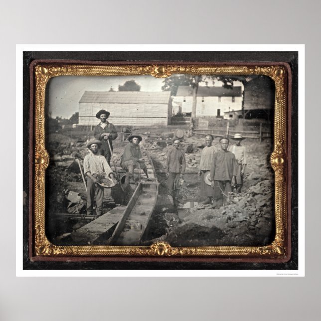 Chef för Auburn Ravine, 1852 av Joseph Blaney Star Poster (Framsidan)
