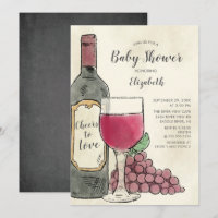 Chef för babyduschen i Kärlek Vin