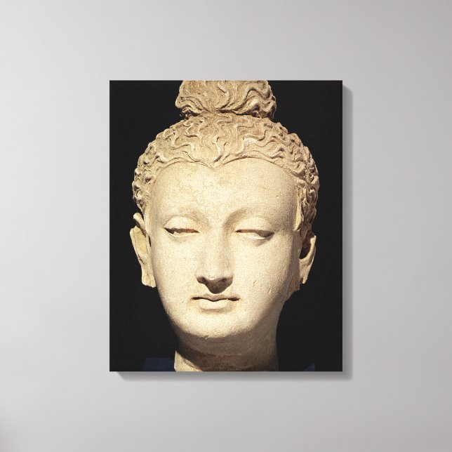 Chef för Buddha, Greco-Buddhist stil Canvastryck (Framsida)