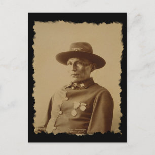Chef för Chiricahua Apache Tribe 1898-vykort Vykort