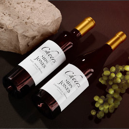 Chef för de framtida ledamöterna | Enkel Möhippa Vinflaska Etikett